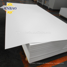 JINBAO 3 mm de espuma 4x8 pvc placa panel blanco lámina de espuma de pvc